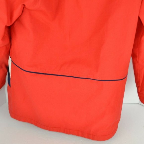 Vtg 1990's New York Girl Jacket, Red/Navy Blue - Full Zip Medium - Picture 4 of 6